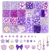 Opaque & Transparent Acrylic Beads Kits MACR-SP0001-48C-1