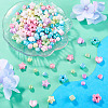 140G 7 Styles Opaque ABS Plastic Beads MACR-TA0002-82-5