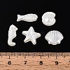 Ocean Theme ABS Plastic Imitation Pearl Beads OACR-T030-16M-4