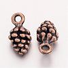 Tibetan Style Alloy Pendants TIBEP-ZA10-0909Y-R-FF-2