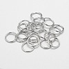 Brass Open Jump Rings KK-M165-10mm-01P-NR-1