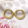 304 Stainless Steel Hoop Earrings for Women EJEW-M068-11C-G-1