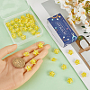 50Pcs Glass Beads LAMP-SC0001-39-3