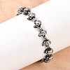 Halloween 304 Stainless Steel Link Chain Bracelets BJEW-D379-20A-AS-5