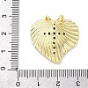 Brass Micro Pave Cubic Zirconia Pendants KK-S510-35G-02-3