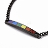 Rainbow Pride Bracelet BJEW-F419-12A-EB-2