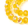 Electroplate Glass Beads Strands EGLA-A034-T10mm-L30-3