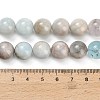 Natural Aquamarine Beads Strands G-F591-29B-12mm-01-5
