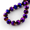 Electroplate Glass Bead Strands LS-EGLA-R042-8mm-02-2