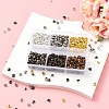 1200Pcs 6 Colors Iron Crimp Beads Covers IFIN-YW0003-72-4