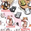 60Pcs 12 Colors Pet Theme PVC Plastic Cabochons FIND-CJ0002-56-3