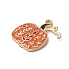 Thanksgiving Day Golden Tone Alloy Enamel Pendants ENAM-M002-02E-G-2