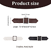 12 Sets 3 Colors PU Leather Buckles DIY-FG0004-17-2