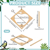Wooden Bird Feeder AJEW-FG0004-81A-2