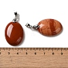 Natural Red Jasper Pendants G-Z055-03P-17-3