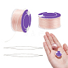 2 Rolls Special Coated Polyester Beading Threads OCOR-NB0002-06H-9