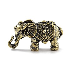 Brass Elephant Figurines Statues for Home Desktop Feng Shui Ornament KK-A216-02AB