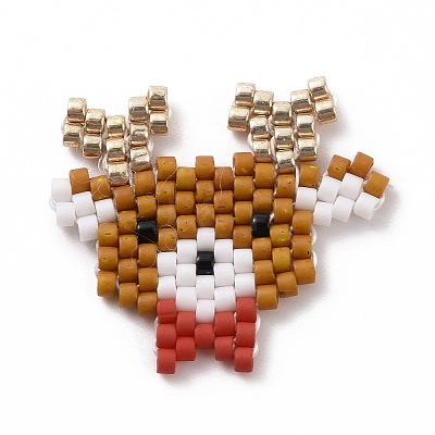 Handmade MIYUKI Japanese Seed Loom Pattern Seed Beads PALLOY-MZ00059-09-1