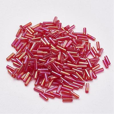 Glass Bugle Beads SEED-E001-12mm-165-1