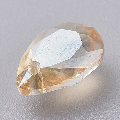 Glass Rhinestone Pendants RGLA-A024-H02-001GS-1