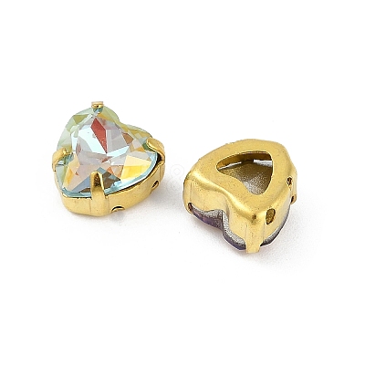 Brass Glass Rhinestone Sew on Rhinestones RGLA-U001-11G-02-1