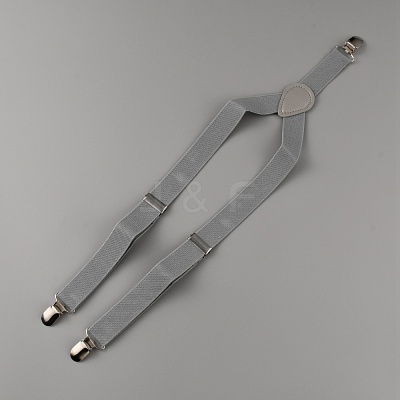 Adjustable Polyester Y-Shaped Heavy Duty Suspenders AJEW-WH0307-23F-1