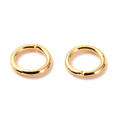 Brass Open Jump Rings X-KK-F824-108B-G-1