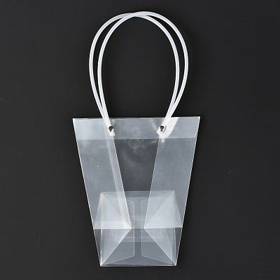 Valentine's Day Trapezoid PP Plastic Gift Bags ABAG-L015-01A-1