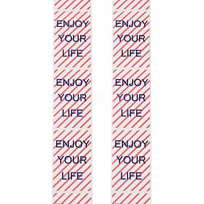 200Pcs Thank You Theme Stickers Roll DIY-M070-01F-1