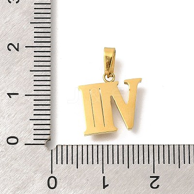 Ion Plating(IP) 304 Stainless Steel Micro Pave Cubic Zirconia Pendants STAS-H228-02G-08-1