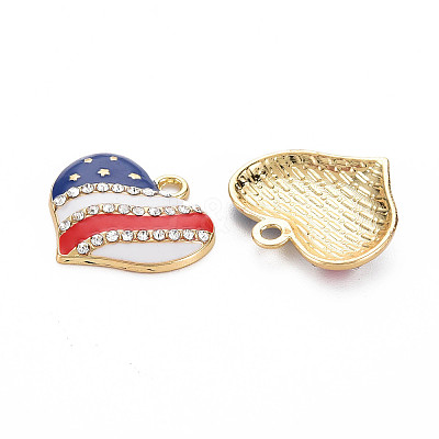 Rack Plating Alloy Enamel Pendants LS-X-PALLOY-N172-042-1