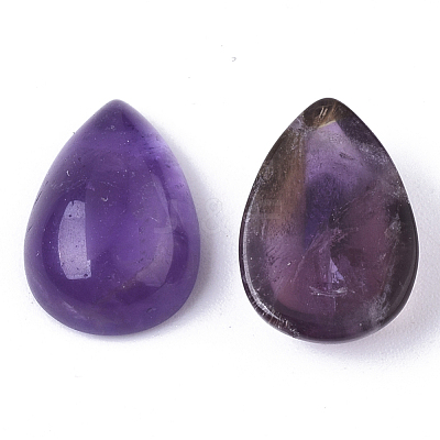 Natural Amethyst Cabochons G-R469-06C-1