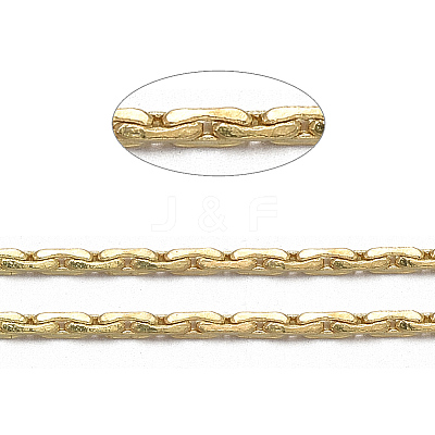 Brass Boston Link Chains X-CHC002Y-G-1