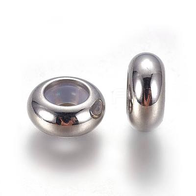 304 Stainless Steel Beads X-STAS-L222-41C-P-1
