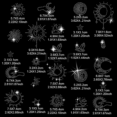 Glass Hotfix Rhinestone DIY-WH0580-82A-1