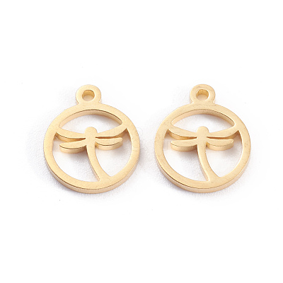304 Stainless Steel Charms STAS-I151-45G-1