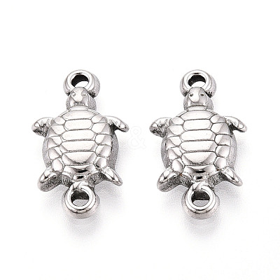 304 Stainless Steel Connector Charms STAS-T065-40P-1
