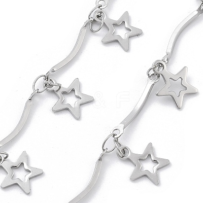 304 Stainless Steel Link Chains CHS-U002-05P-04-1
