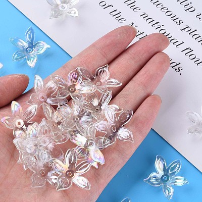 Transparent Acrylic Beads MACR-S373-102-C07-1