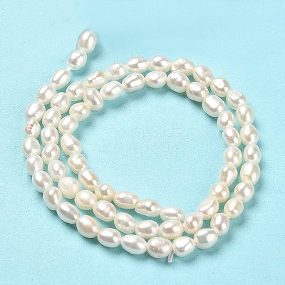 Natural Cultured Freshwater Pearl Beads Strands PEAR-E016-105-1