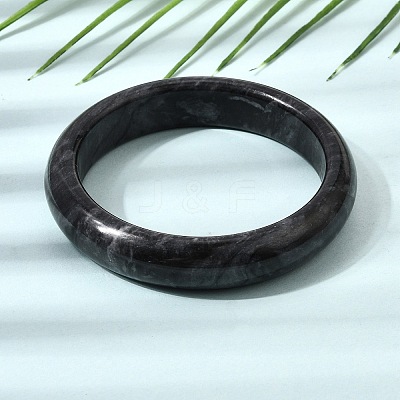 Natural Gemstone Bangles for Women BJEW-R296-08-1