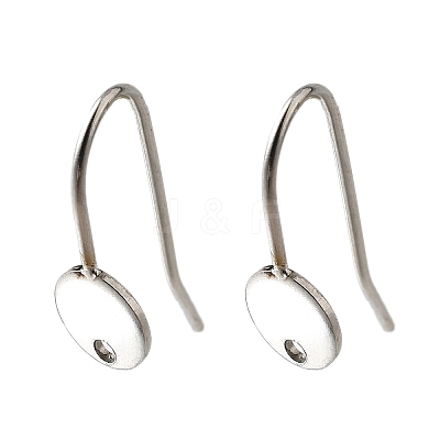 304 Stainless Steel Earring Hooks STAS-B087-09A-P-1