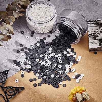130g 2 Colors Handmade Polymer Clay Beads CLAY-PH0001-53-1
