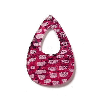 Printed Acrylic Pendants TACR-F007-04C-1