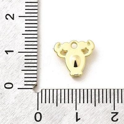 Alloy Rhinestone Pendants X-PALLOY-D330-02G-02B-1