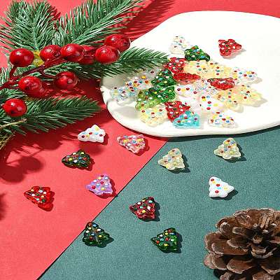 6Pcs Handmade Bumpy Glass Beads Strands LAMP-FS0001-16B-1