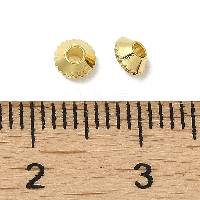 Rack Plating Brass Spacer Beads KK-P246-05G-1