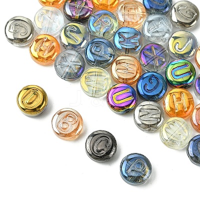 Electroplate Glass Beads EGLA-YW0005-01-1