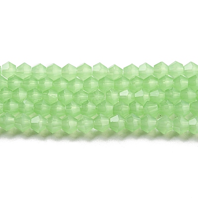 Imitation Jade Glass Beads Strands EGLA-A039-J4mm-D01-1