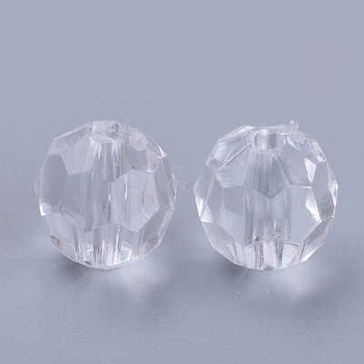 Transparent Acrylic Beads TACR-Q257-10mm-V01-1
